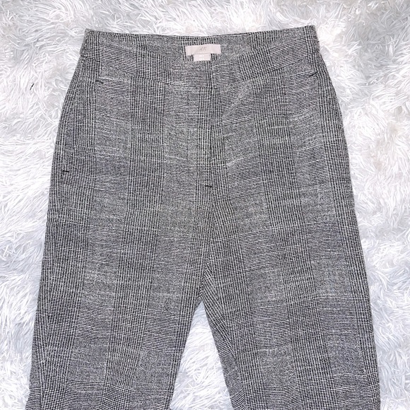 Grey Houndstooth Pants - Picture 1 of 6